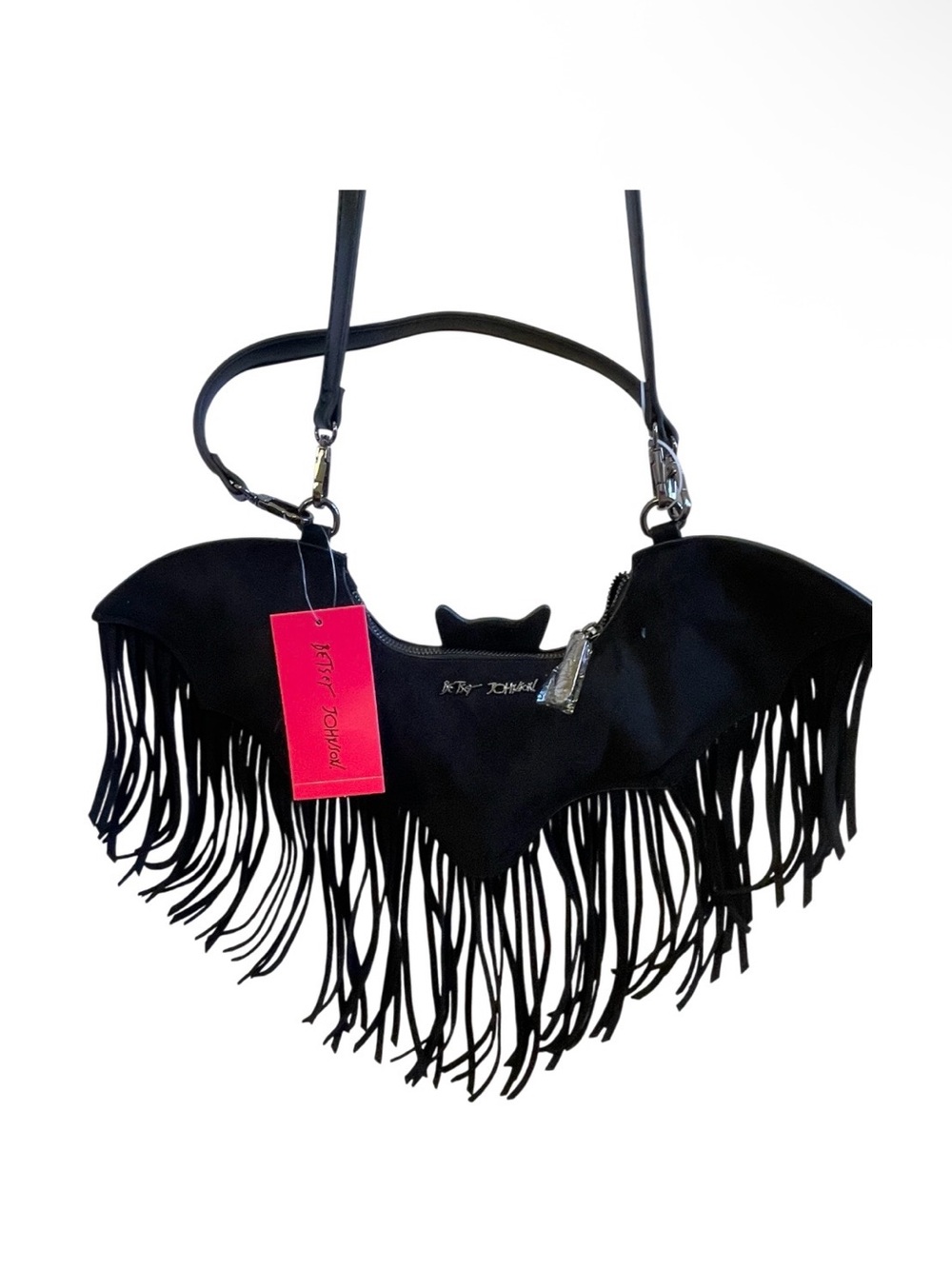 Viral Betsey Johnson Xoblaire Bat Fringe Crossbody Bag - NWT **